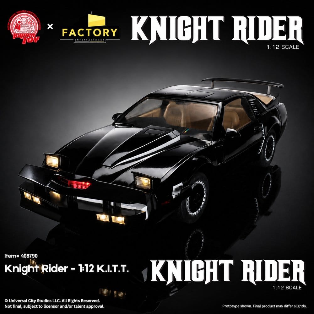 Knight Rider Actionfigur 1/12 K.I.T.T. mit Michael Knight – Bild 5