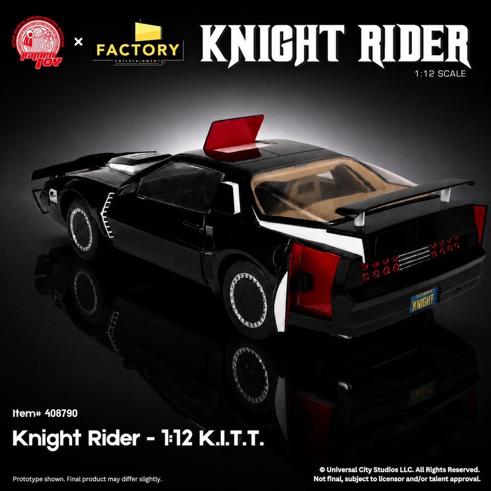 Knight Rider Actionfigur 1/12 K.I.T.T. mit Michael Knight – Bild 7