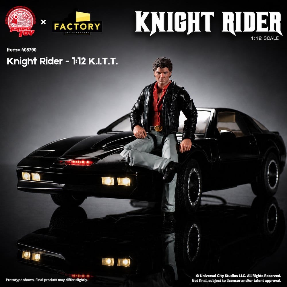 Knight Rider Actionfigur 1/12 K.I.T.T. mit Michael Knight – Bild 9