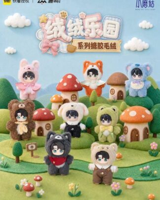 Little Mushrooms Vinyl Face Plüschfiguren Velvet Paradise Series Blind Box Display (8)