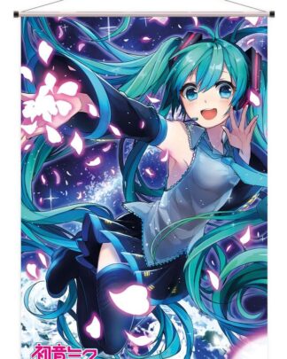 Hatsune Miku Wandrolle 07 Flower 60 x 90 cm