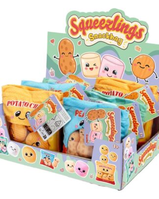 Squeezlings Plüschfigur Snackbag 3er-Pack Display (6)