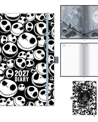 The Nightmare Before Christmas DTP Terminplaner A5 2027 Skellington Avalanche