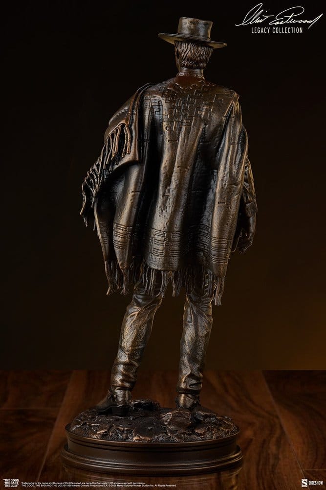 Zwei glorreiche Halunken Statue The Man with No Name (Faux Bronze) 39 cm – Bild 5
