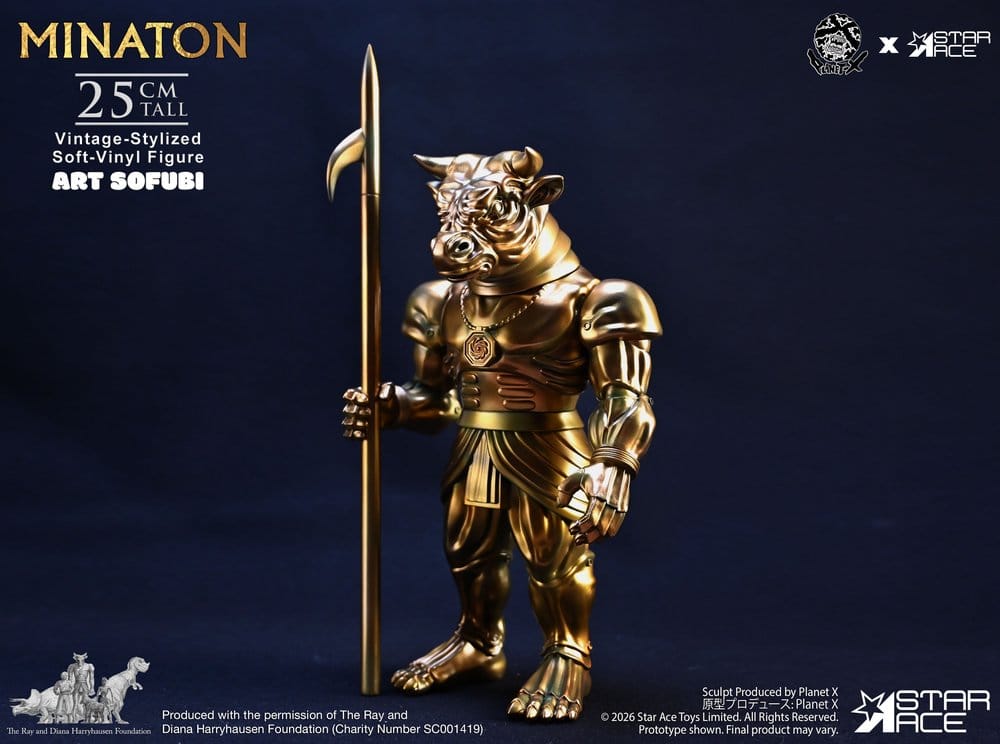 Ray Harryhausen Soft Vinyl Statue Minaton Vintage-Style 25 cm – Bild 2