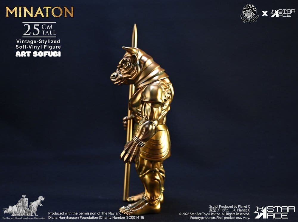 Ray Harryhausen Soft Vinyl Statue Minaton Vintage-Style 25 cm – Bild 3