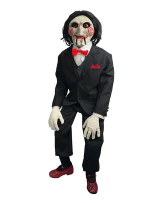Saw Replik Stripe Puppe / Marionette Billy the Puppet 119 cm