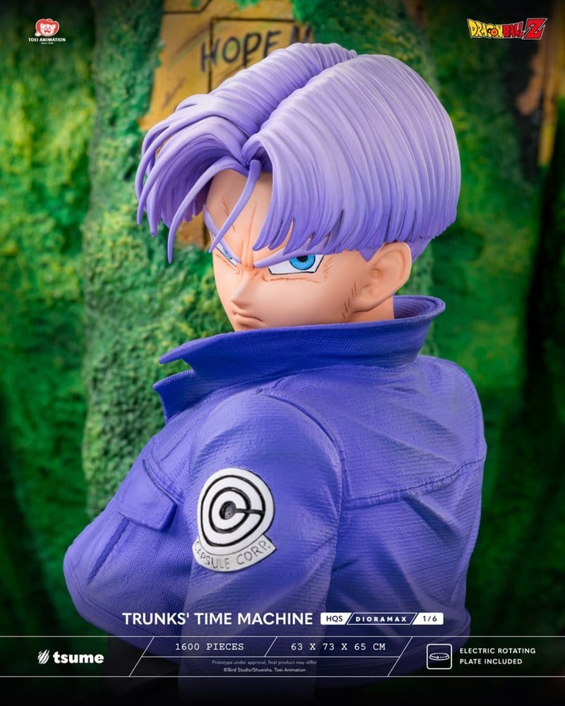 Dragon Ball Z HQS Dioramax Figur 1/6 Trunks' Time Machine – Bild 2
