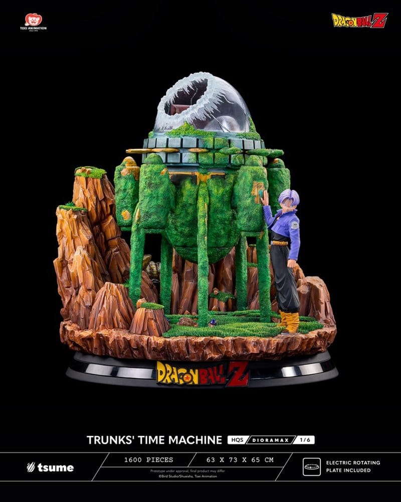 Dragon Ball Z HQS Dioramax Figur 1/6 Trunks' Time Machine – Bild 3
