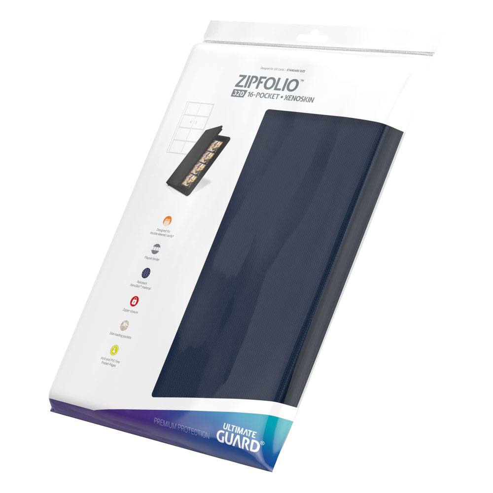 Ultimate Guard Zipfolio 320 16-Pocket Xenoskin - Blue – Bild 8