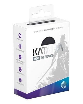 Ultimate Guard Katana Sleeves Standard Size (100) - Obsidian Shard