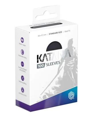 Ultimate Guard Katana Sleeves Standard Size (100) - Obsidian Shard