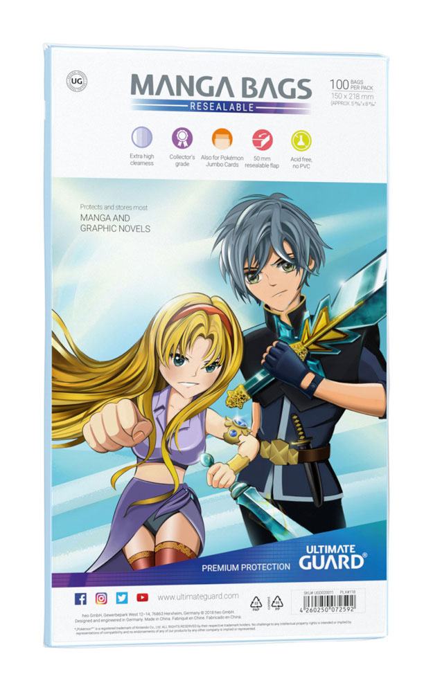Ultimate Guard Manga Bags Resealable (100) – Bild 2