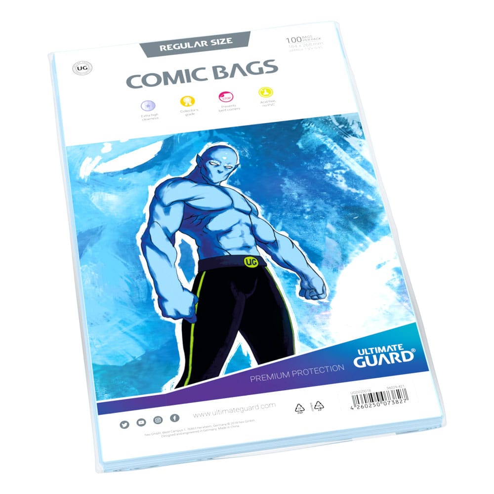 Ultimate Guard Comic Bags Standard (100) - Regular Size – Bild 2