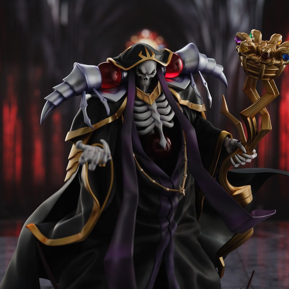 Overlord PVC Figur Ainz Ooal Gown 10th Anniversary so-bin Ver. 34 cm – Bild 4