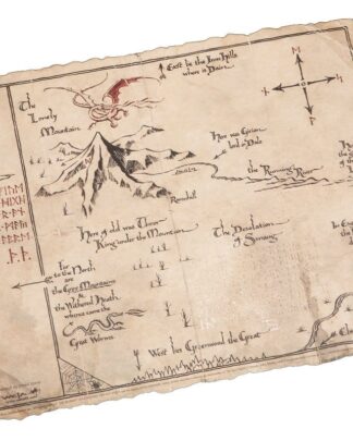 Der Hobbit Kunstdruck Thorin's Map 40 x 30 cm