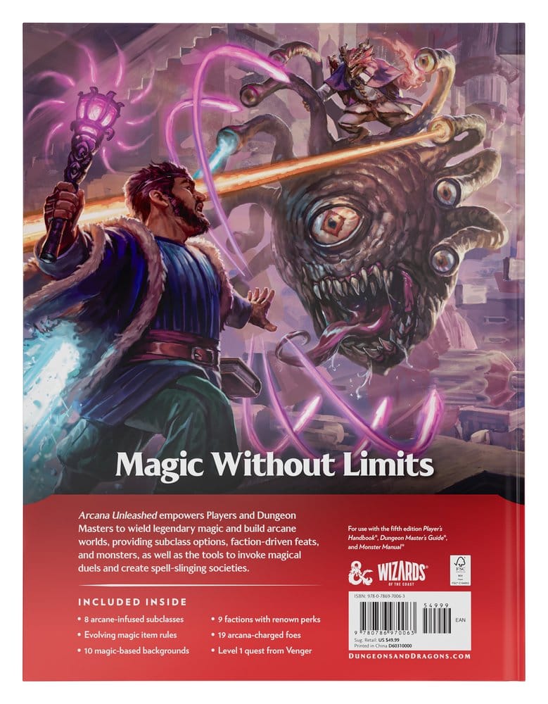 Dungeons & Dragons RPG Arcana Unleashed: Gameplay Expansion Buch *Englische Version* – Bild 3