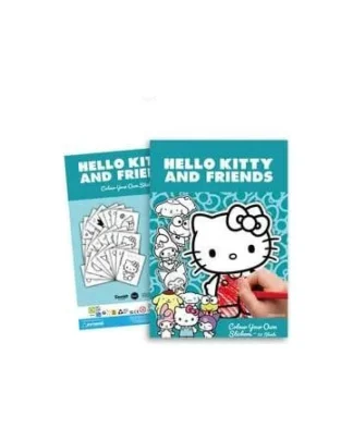 Hello Kitty & Friends Sticker Ausmalbuch A4 Display (20)