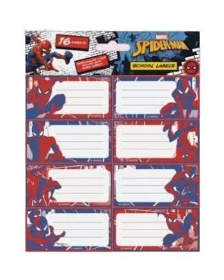 Spider-Man Schuletiketten Red, White and Blue