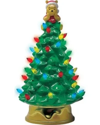 Disney Keramik-Weihnachtsbaum mit Lichtern Winnie Puuh 30 cm