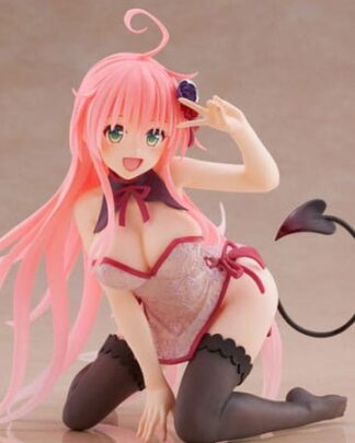To Love-Ru Darkness PVC Statue Desktop Cute Figure Lala Chinese Dress Ver. 13 cm