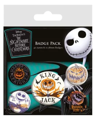 Nightmare before Christmas Ansteck-Buttons 5er-Pack Colourful Shadows