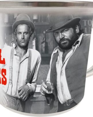 Bud Spencer & Terence Hill Emaille Tasse Old School Heroes
