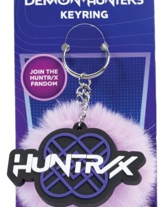 KPop Demon Hunters Pom Pom Schlüsselanhänger Huntr/x