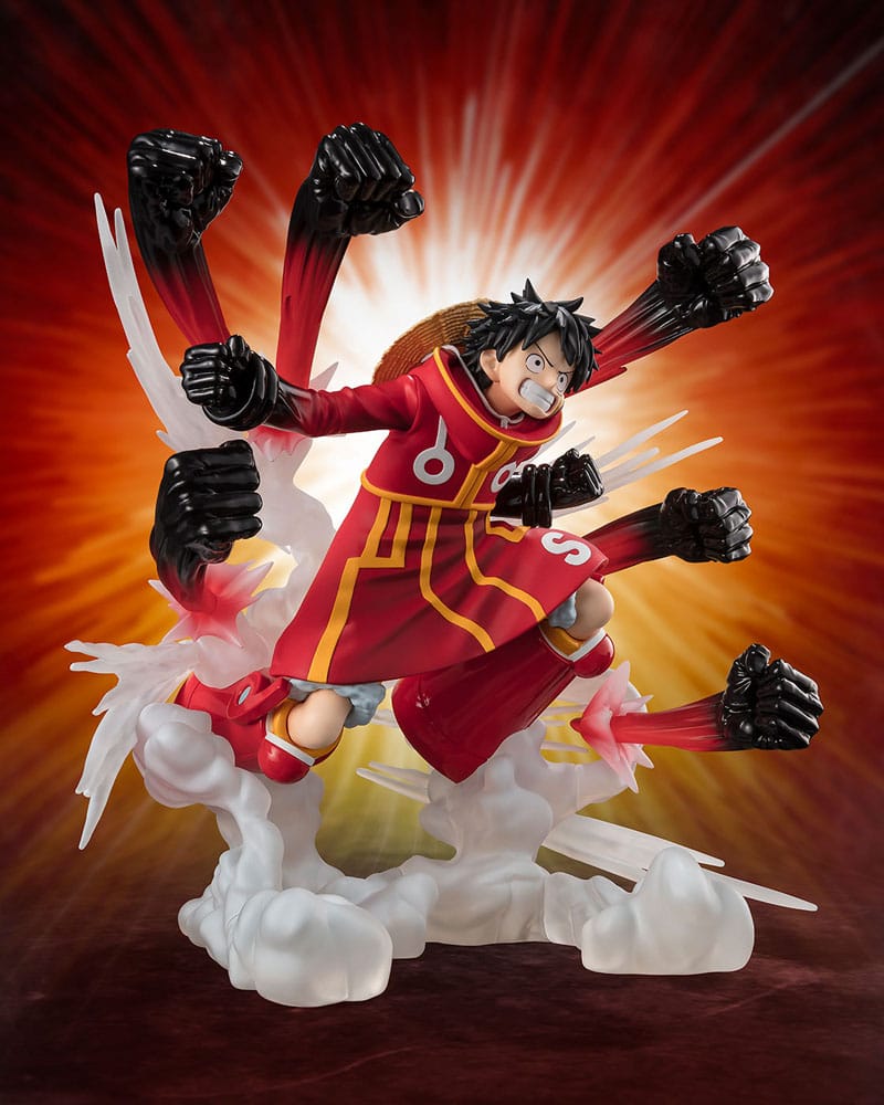 One Piece Figuarts ZERO Extra Battle PVC Statue Monkey D. Luffy -Gum Gum Hawk Gatling- 19 cm – Bild 2