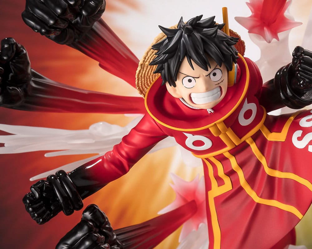 One Piece Figuarts ZERO Extra Battle PVC Statue Monkey D. Luffy -Gum Gum Hawk Gatling- 19 cm – Bild 5
