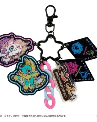Monster Hunter Chibi Style Acryl-Schlüsselanhänger Multi Charm: Zinogre & Mizutsune