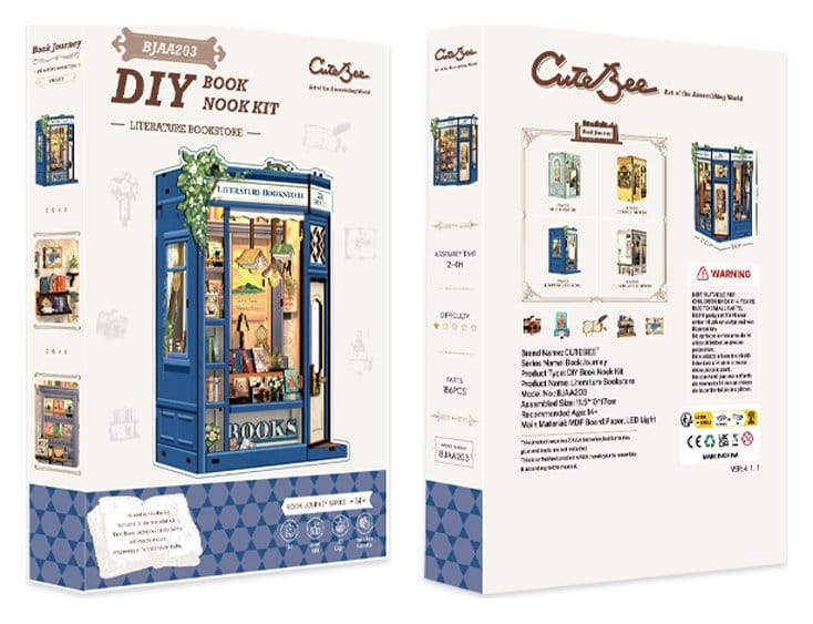 Book Nook Literature Bookstore 17 x 12 cm – Bild 4
