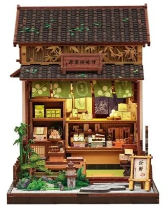 Miniature House Model Kit Kanmi-dokoro Kurihara 19 x 15 cm