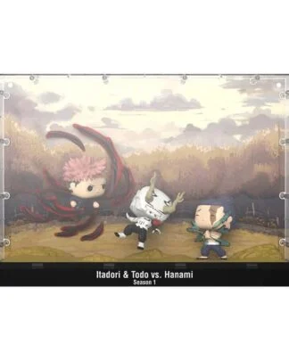 Jujutsu Kaisen POP Moments Vinyl Figuren Itadori & Todo vs Hanami 9 cm