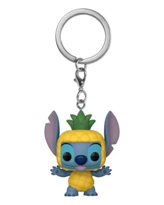Lilo & Stitch Pocket POP! Vinyl Schlüsselanhänger 4 cm Stitch as Pineapple Display (12)