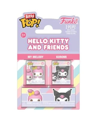 Hello Kitty Bitty POP! Vinyl Figuren 2er-Pack My Melody&Kuromi 2 cm