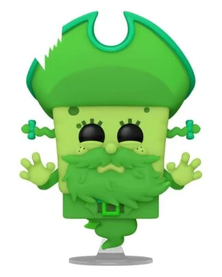 SpongeBob Schwammkopf POP! Vinyl Figur SpongeBob as the Flying Dutchman (Glow) 9 cm