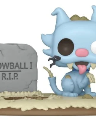 Die Simpsons POP! Deluxe Vinyl Figur Zombie Snowball 9 cm