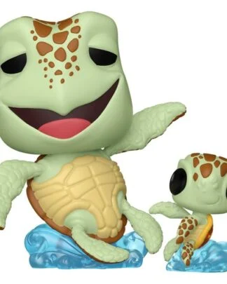 Findet Nemo POP! & Buddy Vinyl Figur Crush w/Squirt 9 cm