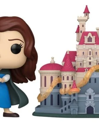 Die Schöne und das Biest POP! Town Vinyl Figuren Belle with Castle 9 cm
