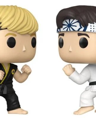 Karate Kid POP! Movies Vinyl Figuren 2er-Pack Johnny & Daniel 9 cm