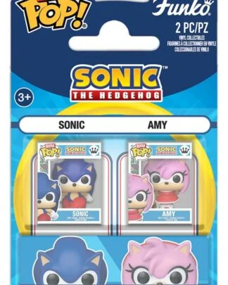 Sonic the Hedgehog Bitty POP! Vinyl Figuren 2er-Pack Sonic & Amy Rose 2 cm