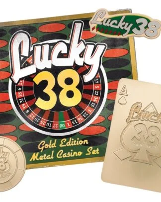 Fallout: New Vegas Replik Lucky 38 Imitation Gold Casino Set Limited Edition