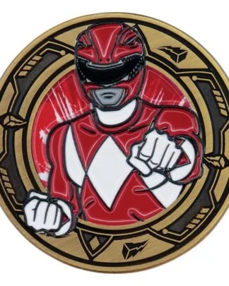 Power Rangers Sammelmünze Red Ranger Limited Edition