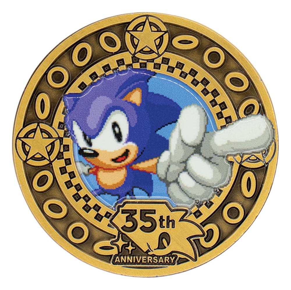 Sonic the Hedgehog Sammelmünze 35. Jubiläum Limited Edition
