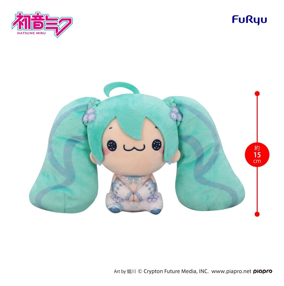 Hatsune Miku Mochipico Plüschfigur Nemophila A 15 cm – Bild 2