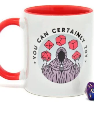 Glassstaff Geschenkbox Tasse & Würfel D20 You can certainly try
