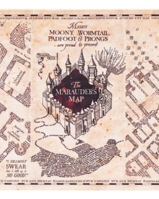 Harry Potter XL Mauspad Karte des Rumtreibers 80 x 35 cm