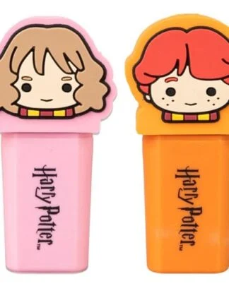 Harry Potter Set mit 4 Textmarkern mit Aufsatz
