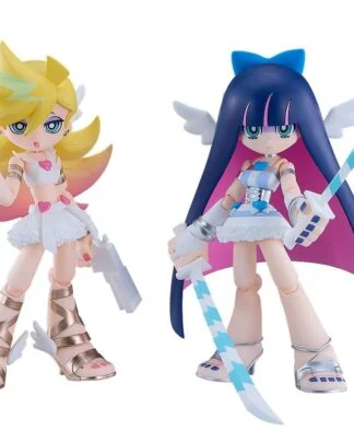 New Panty & Stocking with Garterbelt Figma Actionfiguren 2er-Pack Panty & Stocking: Angel ver. 12 cm